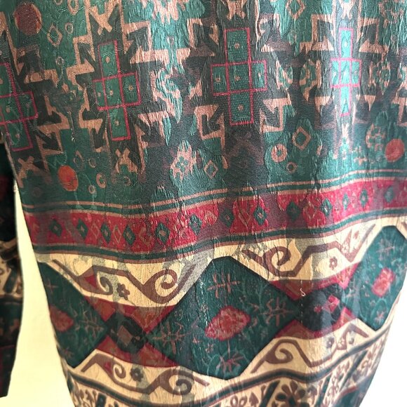 Joseph Gee Vintage 80s Abstract Artsy Oversized Retro Blazer - Picture 7 of 8